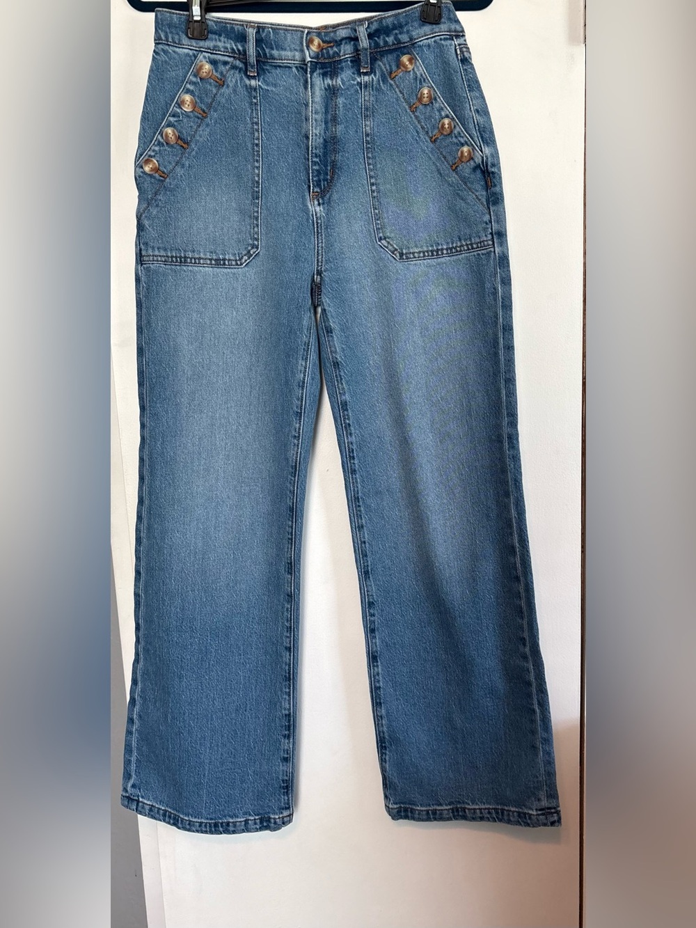 LOFT High Rise Sailor Wide Leg Jeans size 26/2